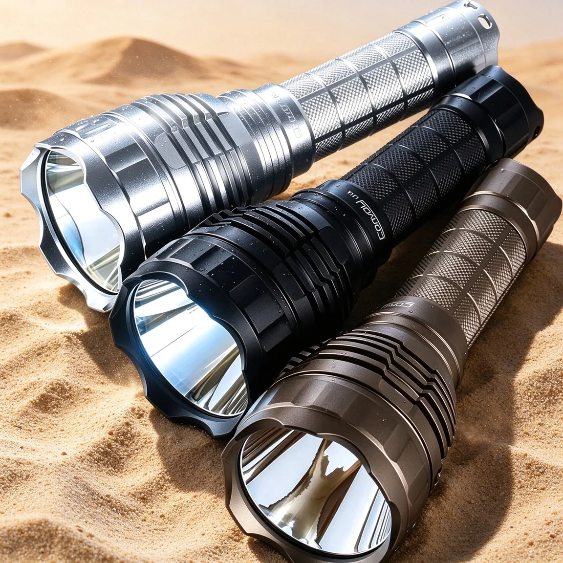 Convoy L21A High Power Tactical Flashlight KW CULPM1.TG 8A 2300LM Driver Range 1190M Lanterna for Search and Rescue Camping