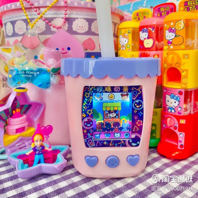 

New Bandai Tamagotchi Bubble Tea Drink Smart Meets Pix Tapioca Screen Game Console Electronic Pet Machine Kids Birthday Toy Gift