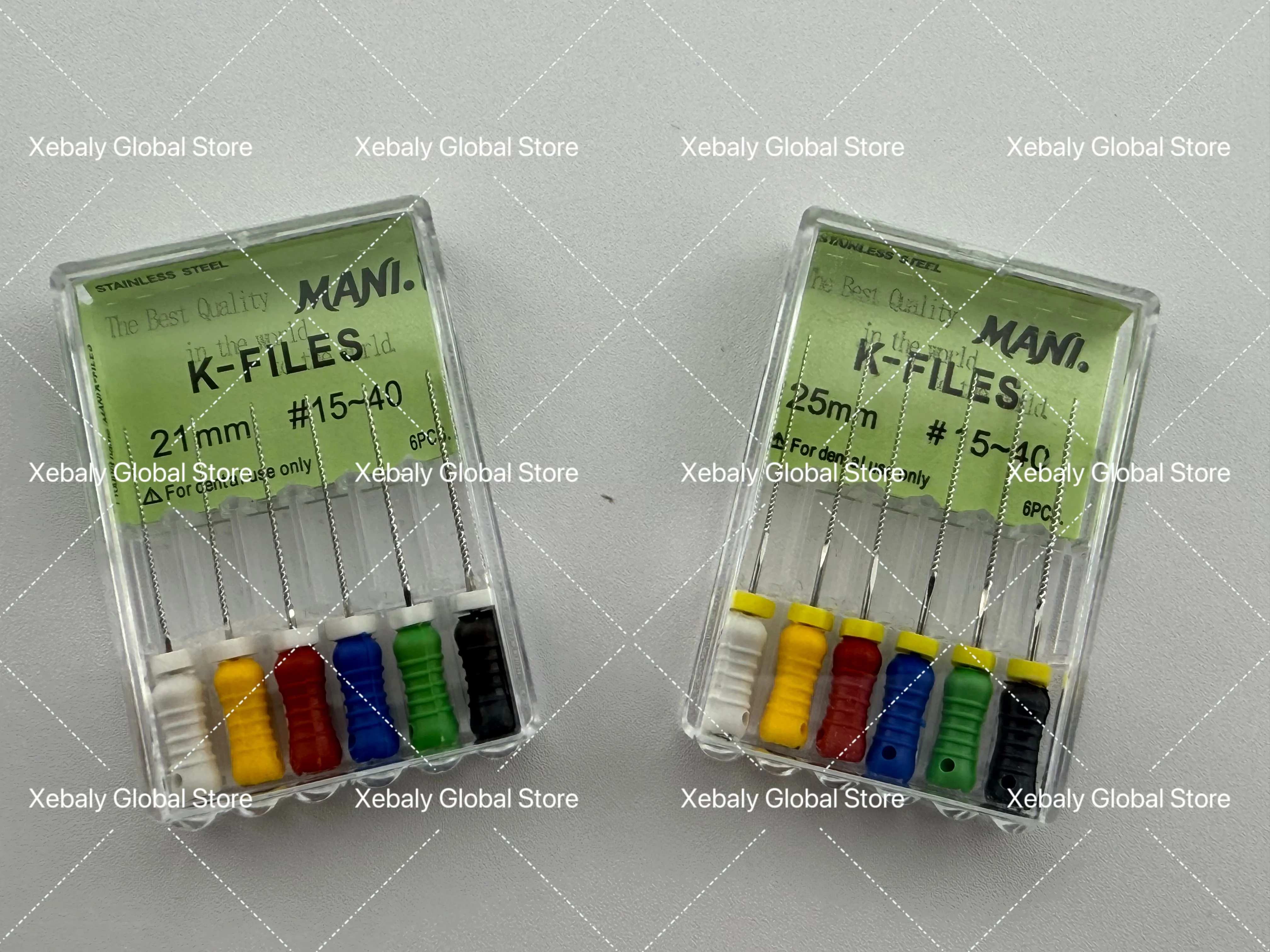 

10×6Pcs/Box Dental Root Cannal Endo K File 21 25mm Stainless Steel Endodontic Instrument Dentist Materials Dentistry Odontologia