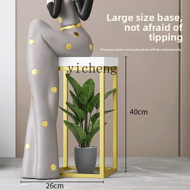 

r5.13 H1 C Art Figure Large Floor Ornament Tray Living Room Entrance TV Cabinet Sofa Side Home Decoration