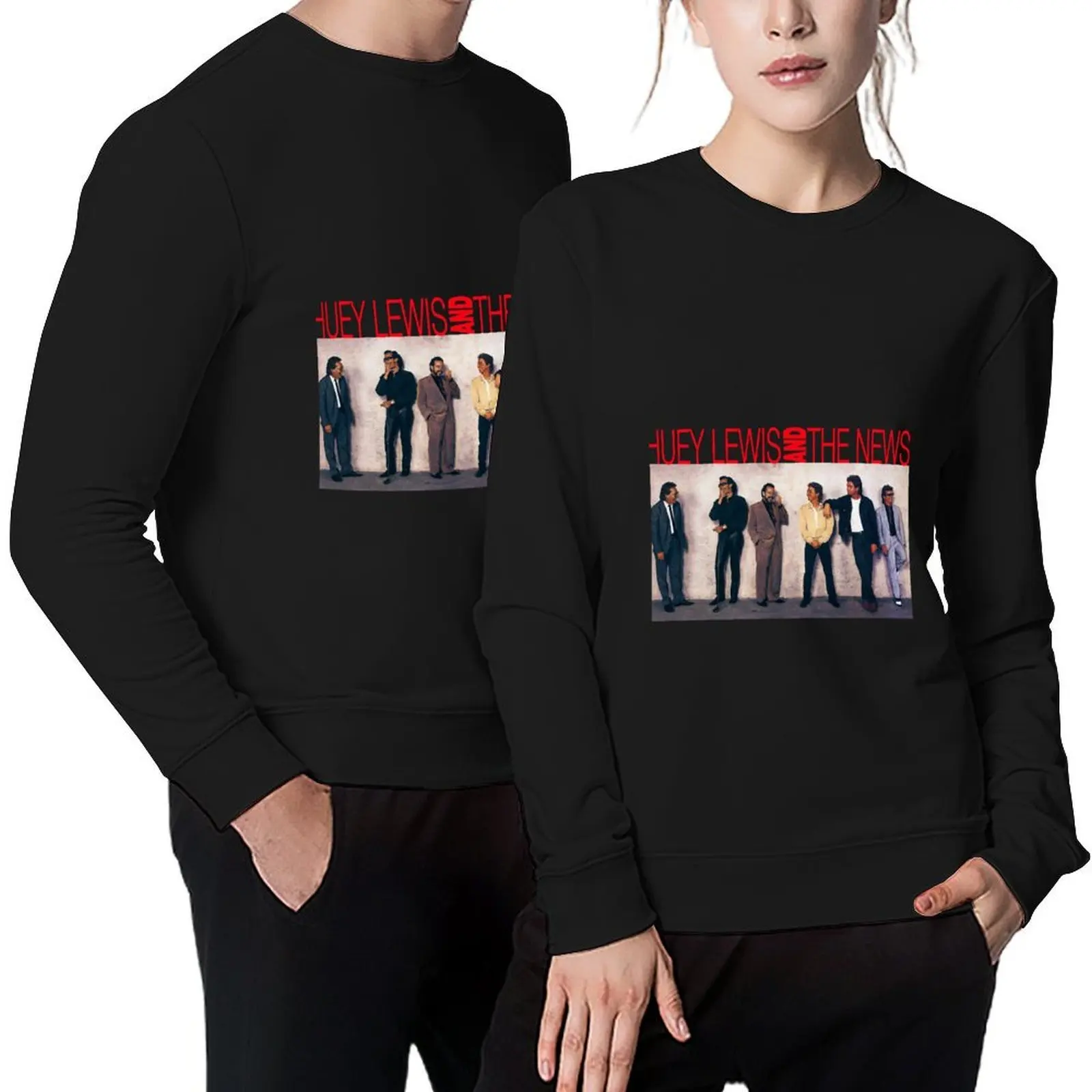 

Huey Lewis and the News Pullover graphic t shirts men tracksuit male clothes men's coat sweatshirts men