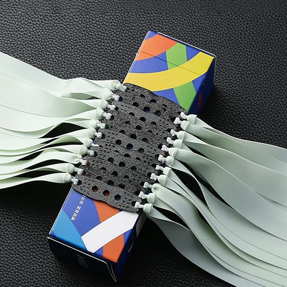20PCS Professional Rubber Band Special Slingshot Rubber Band For Competitive Competition 2012/2515 Model 0.4-0.7mm Thickness