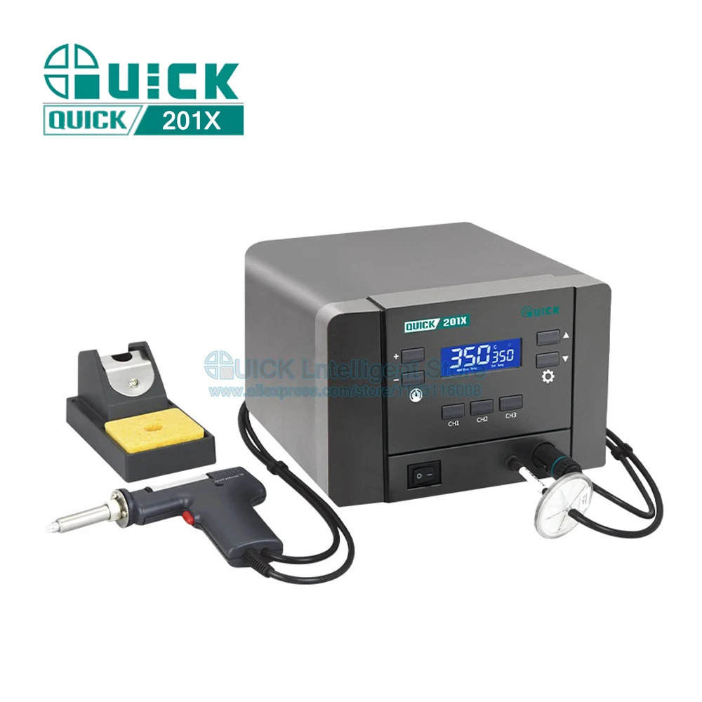 

Паяльные станции поглощения олова QUICK 201X Пистолет для распайки и распайки Электрические паяльники поглощения олова