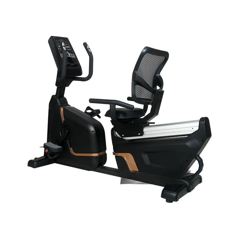 Horizontal exercise bike Commercial household backrest spinning bike gym Strength training equipment