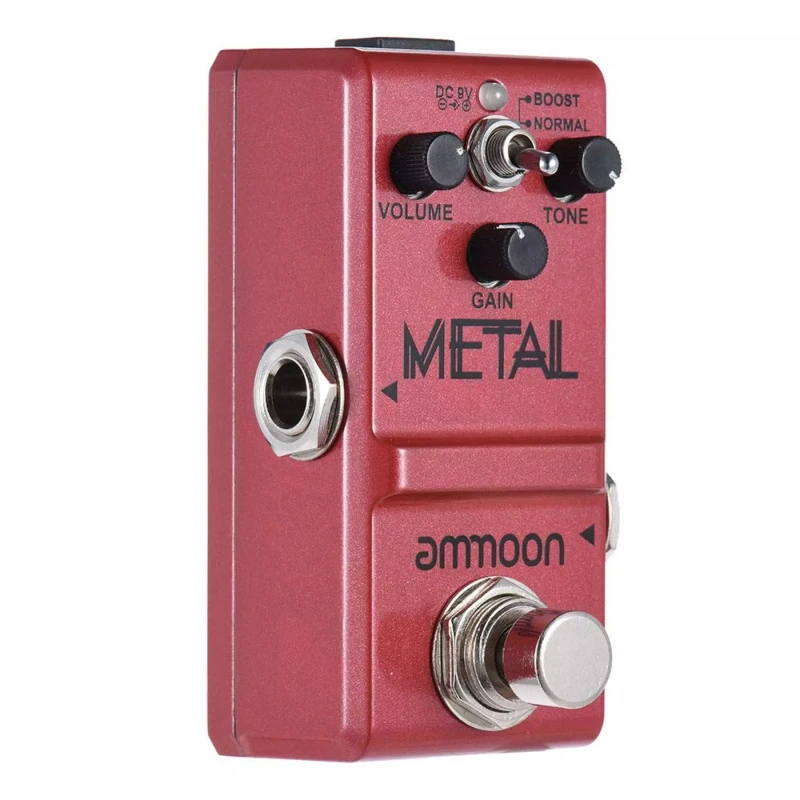 ammoon Nano Series Guitar Effect Pedal Heavy Metal Distortion True Bypass Aluminum Alloy Body