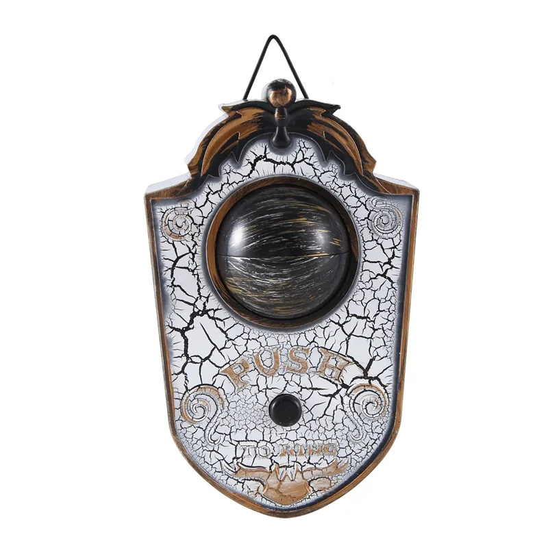 

-ABPU 1 PCS Doorbell Decoration Excellent Attractive Battery Powered PVC Eyeball Doorbell For Home Halloween Doorbell Eyeball Do