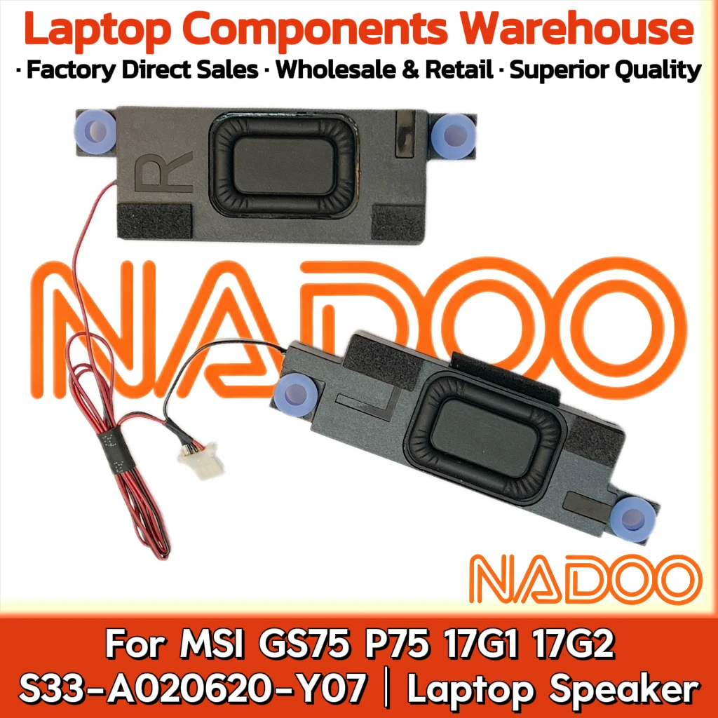 

New Original Laptop Notebook Audio Speaker For MSI GS75 P75 17G1 17G2 S33-A020620-Y07 Built in horn audio