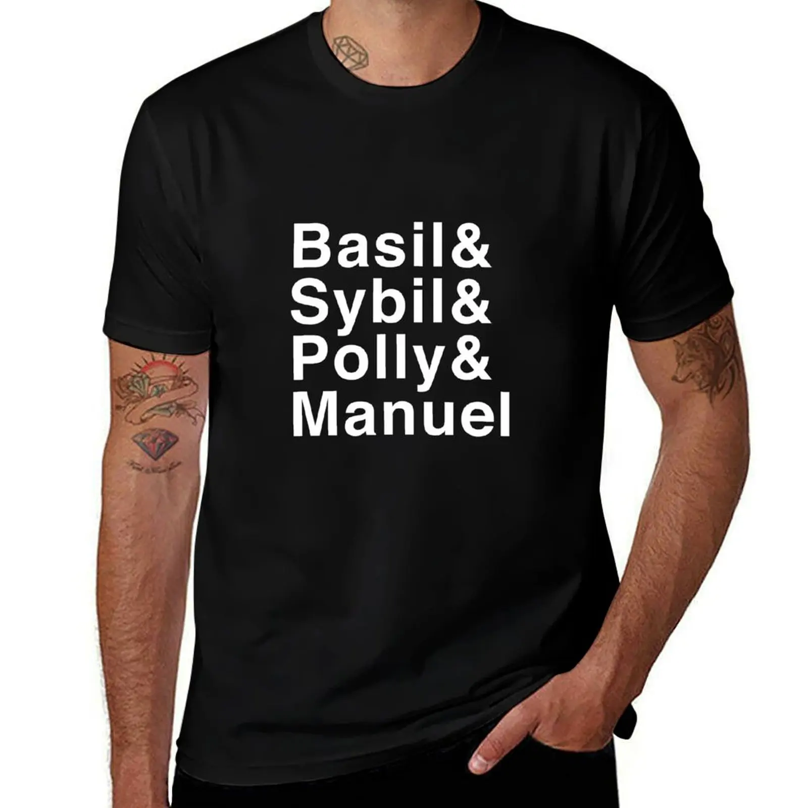 

Fawlty Towers - Names T-Shirt Simple Graphic Design T-Shirt