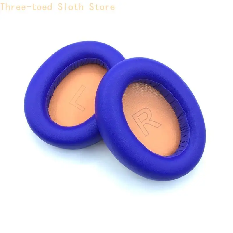 2 Pcs Ohr Kissen Abdeckung Praktische Ohr Pad Noise Cancelling Kopfhörer Ohr Abdeckungen für E74A – Detail 5