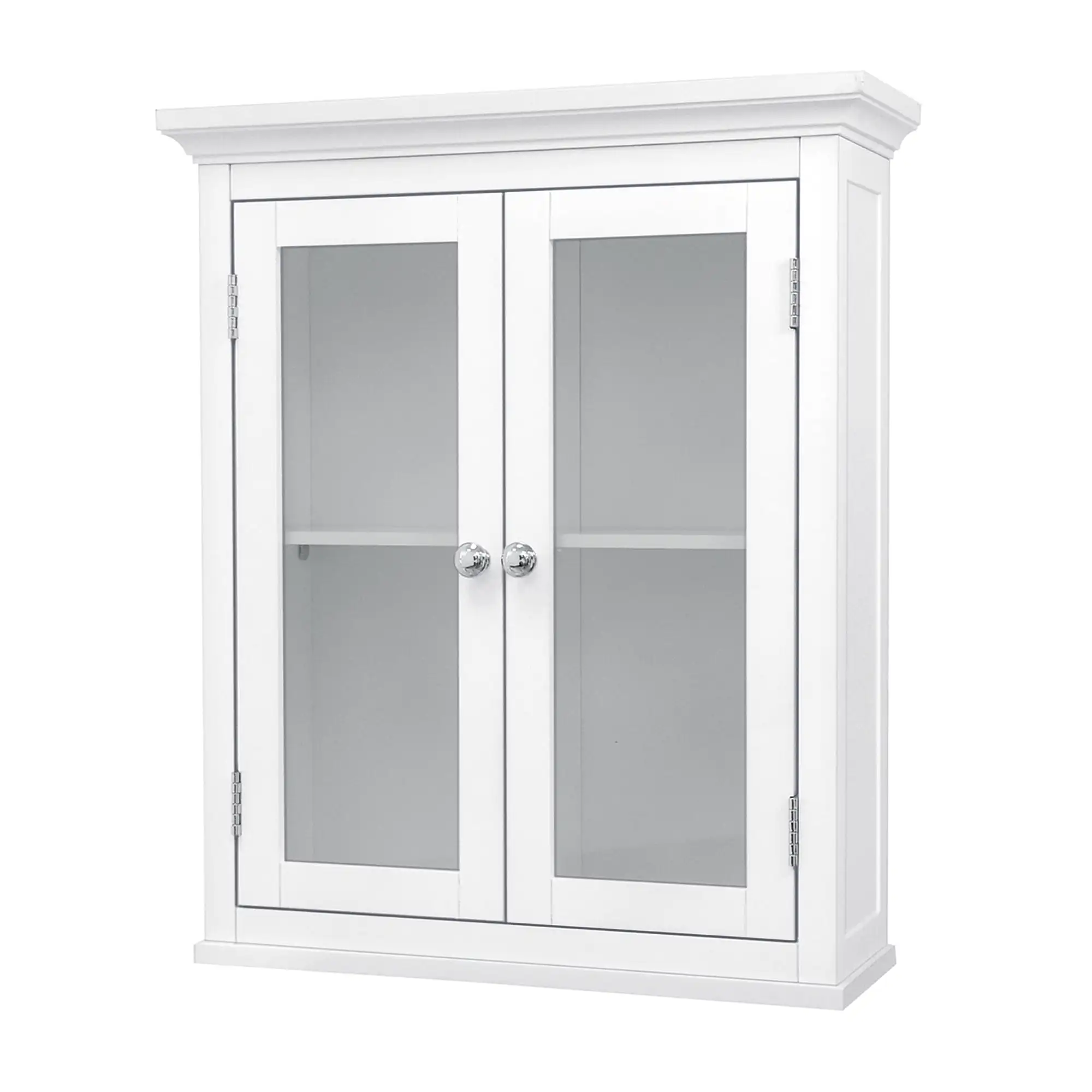 Madison Removable Wooden Wall Cabinet with 2 Doors, White