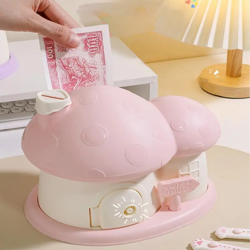 

Coin Banks For Adults Cute Mushroom House Girls Bank Colorful Coin Bank Colorful Kids Bank Toy Creative Bank For Children's