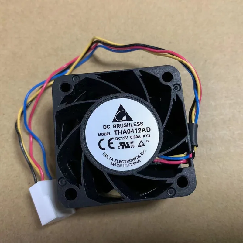 1  PCS Fan THA0412AD DC 12V 0.60A 4020 4CM 4 PIN