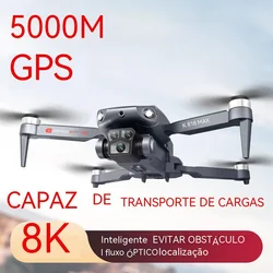 Drone sans balais K818 Max, positionnement du flux optique, 8k, HD, cinq lentilles, évitement d'obstacles, 5000m, GPS, caméra aérienne, jouets cadeaux, nouveau