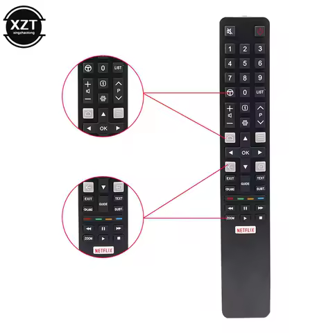 New Remote Control for TCL TV RC802N YAI3 YUI2 YU14 YUI1 YU11 65C2US 75C2US 43P20US U65S9906 U43P6006 Controller