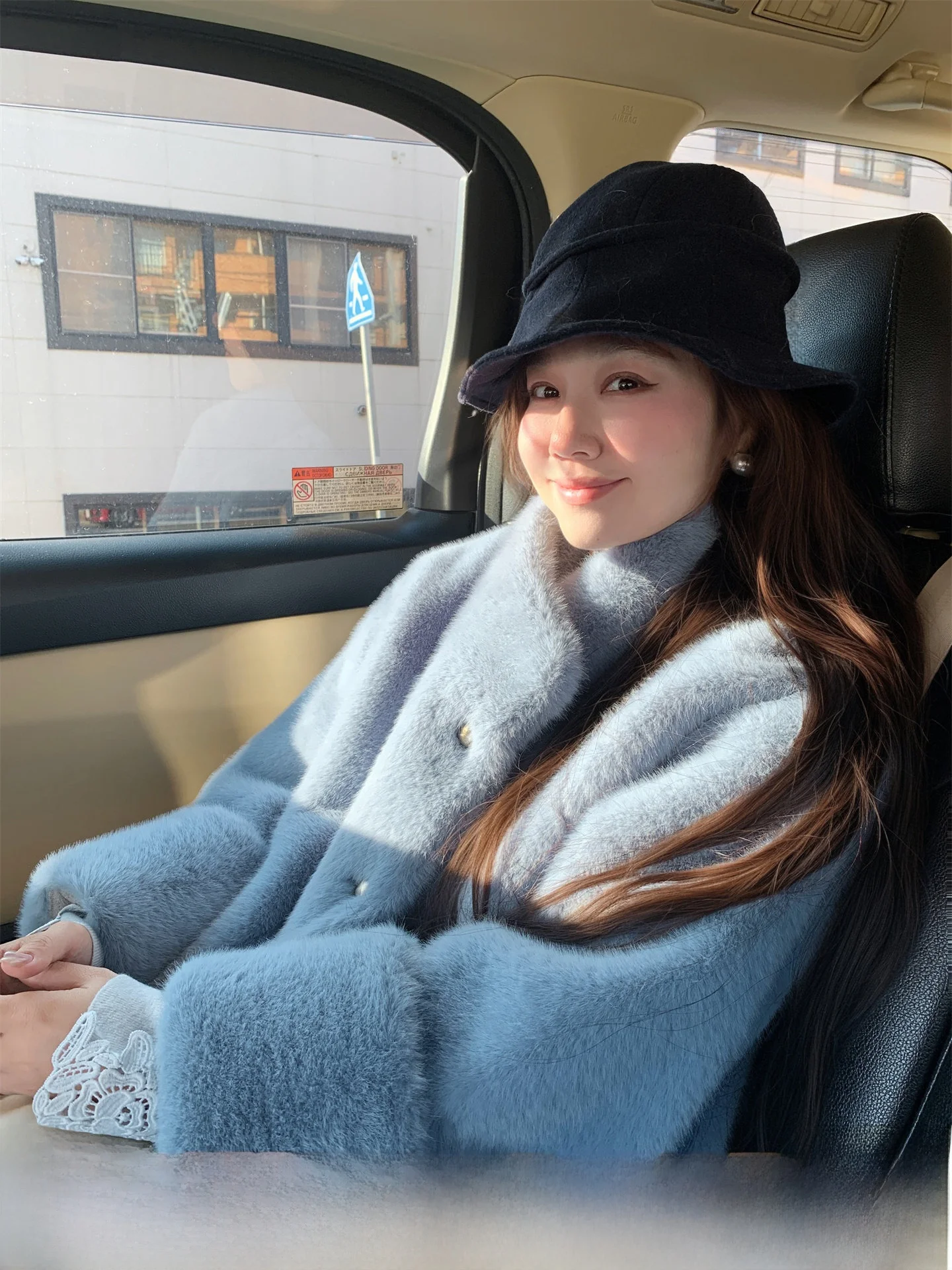 

Внутренняя экологически чистая шуба Dopne из меха и кожи для женщин, теплая и пушистая зимняя верхняя одежда, повседневная длинная све