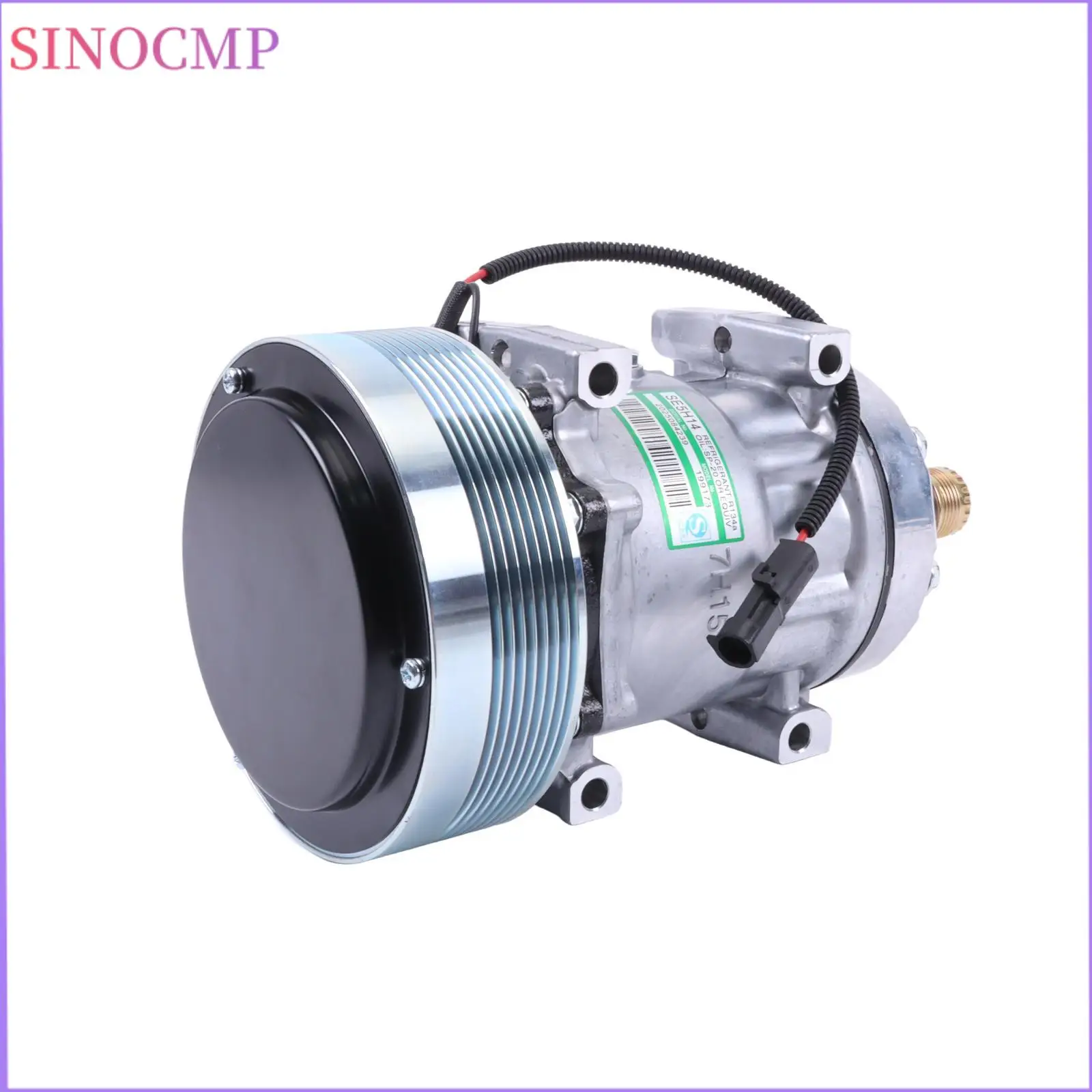 

12V 8PK A/C Compressor 317008A3 86993463 504078610 75R-81412 For New Holland TG255 TG285 TG210 Case MX230 MX285 MX210 Tractors