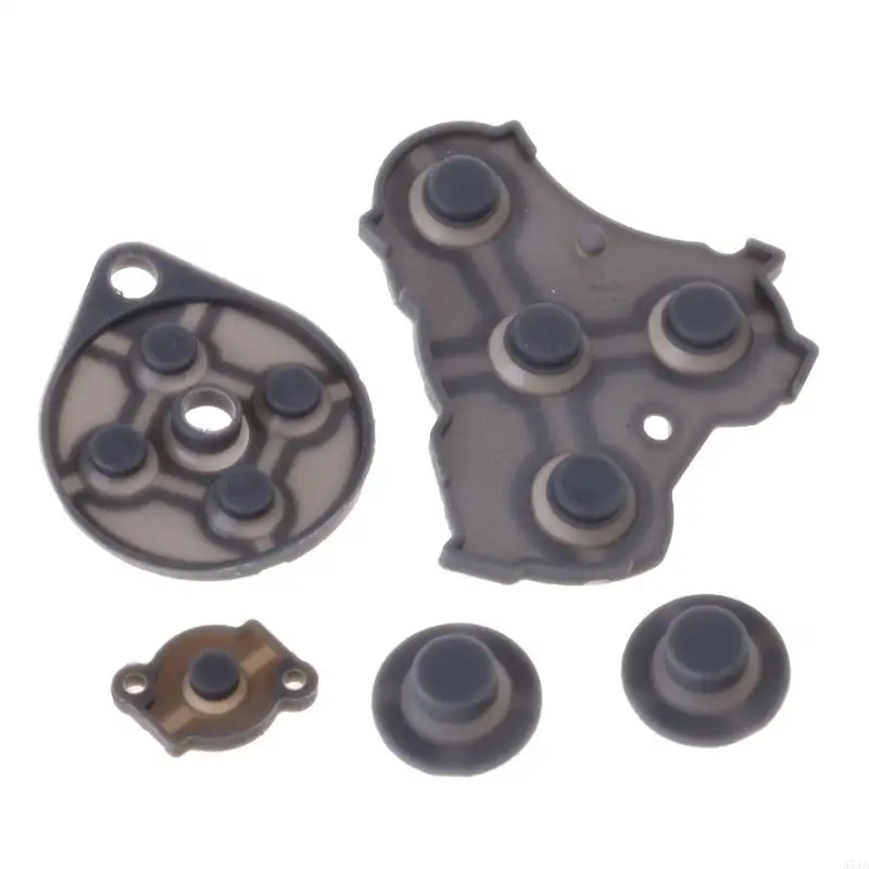 37JB gamepad condutor condutor Pood Substitua para o controlador GameCube Reparo Part Silicone Condive Button Pad Pad