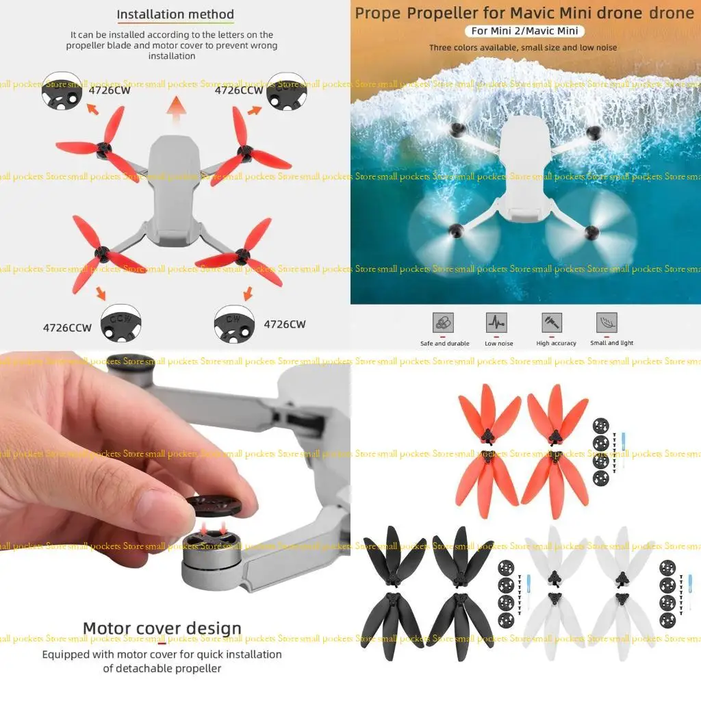 R1WD 1 SET PORTELLERS FLIGHT 3-BLADE PROP для MINI 2/для замены MINI