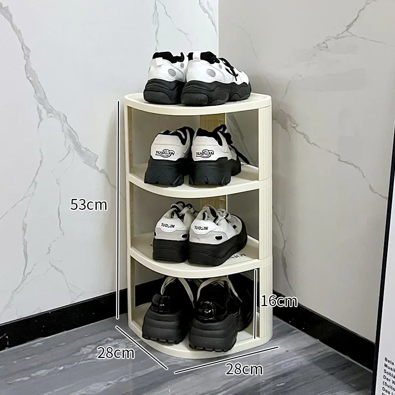 رف الأحذية المنزلية الضيقة متعددة المستويات مدخل الفضاء المقاطعي تخزين الأحذية قطعة أثرية تأجير غرفة خزانة الأحذية الرف