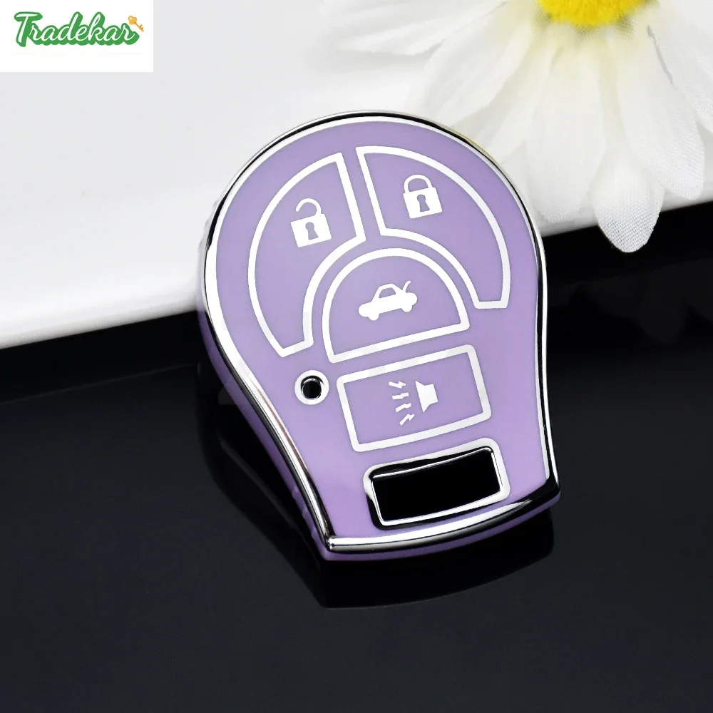 New TPU Car Key Case Cover For Nissan Versa March Tiida Altima Armada Cube Juke Maxima Pathfinder Rogue Sentra