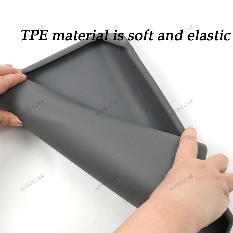 

For Tesla Model Y Launch Juniper 2025 Model 3 Highland 2024 TPE Soft Case Center Console Arm Rest Lid Armrest Cover Accessories