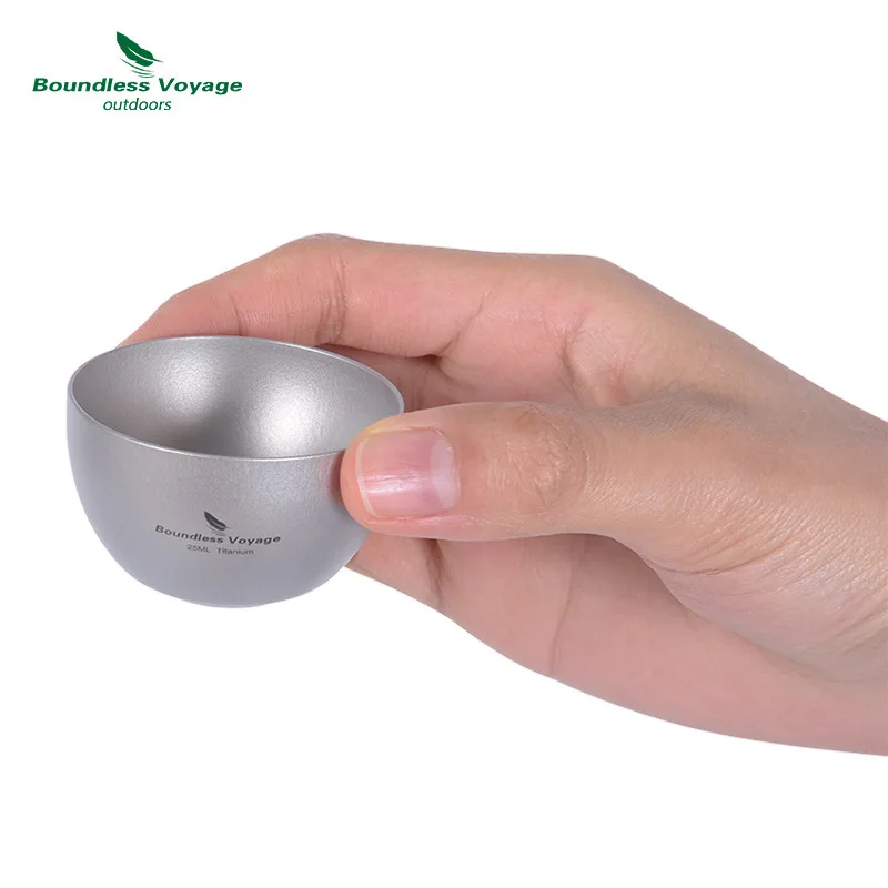 

Набор из 2-х чашек из чистого титана с двойными стенками, ультралегкие термостойкие мини-бокалы для вина объемом 25 мл, для кемпинга, дома и путешествий