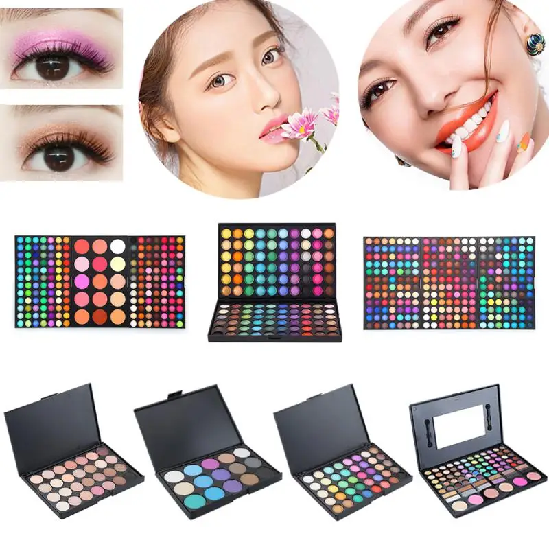 Paleta de sombras de ojos de 40 colores, juego de maquillaje, cosméticos con purpurina, Sexy, a la moda, para mujer