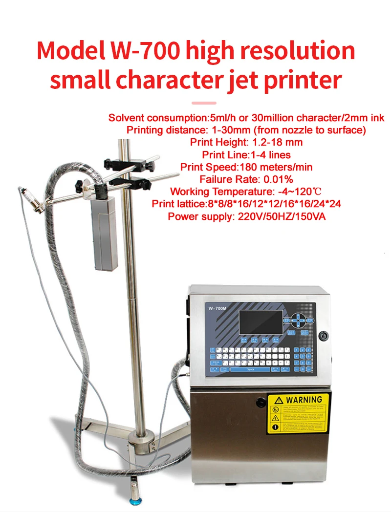 

Automatic CIJ Inkjet Printer Online Printer Coding Machine for Batch Code Number Date Plastic Pipe Bottle Bag PVC Egg Cable