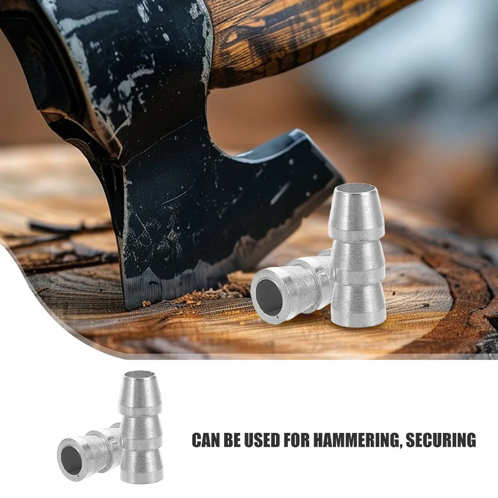 8Pcs Round Axe Handle Wedge Easy Install Metal Iron Farm Tool Reinforcement Round Axe Handle Wedge Farm Tools Accessories view 4