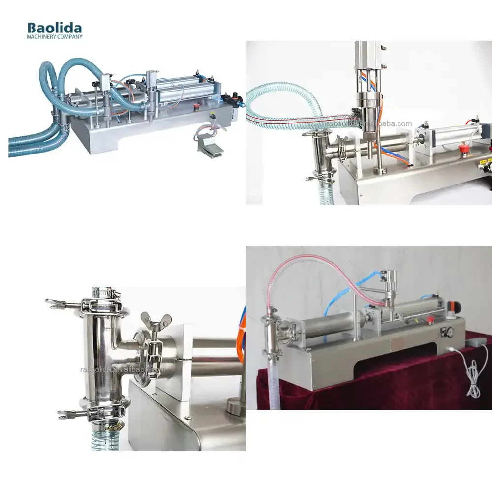 200ml Automatic Electric Mineral Water & Oil & Juice Filling Machine for Small Plastic/Glass Bottles for Medical Use