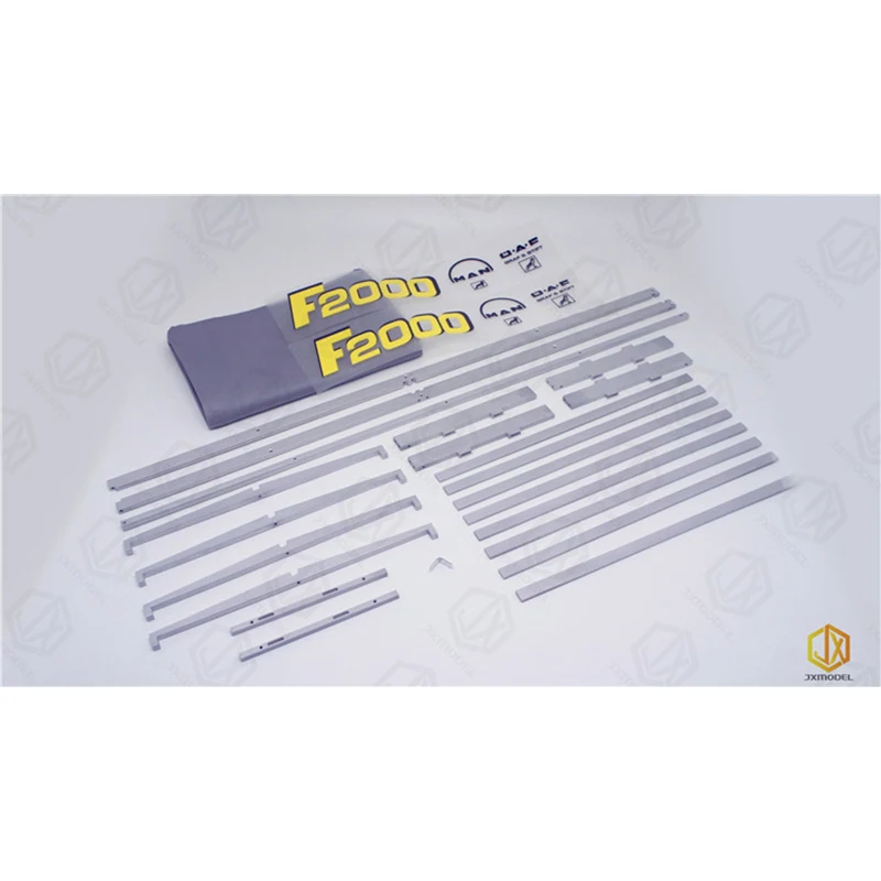 RC 1/14 Speelgoed Truck Stake Bed Aluminium Kit Versie Voor JXMODEL 1/14 RC Truck Trailer Kipper Voor MAN F2000 Onderdelen Meubi