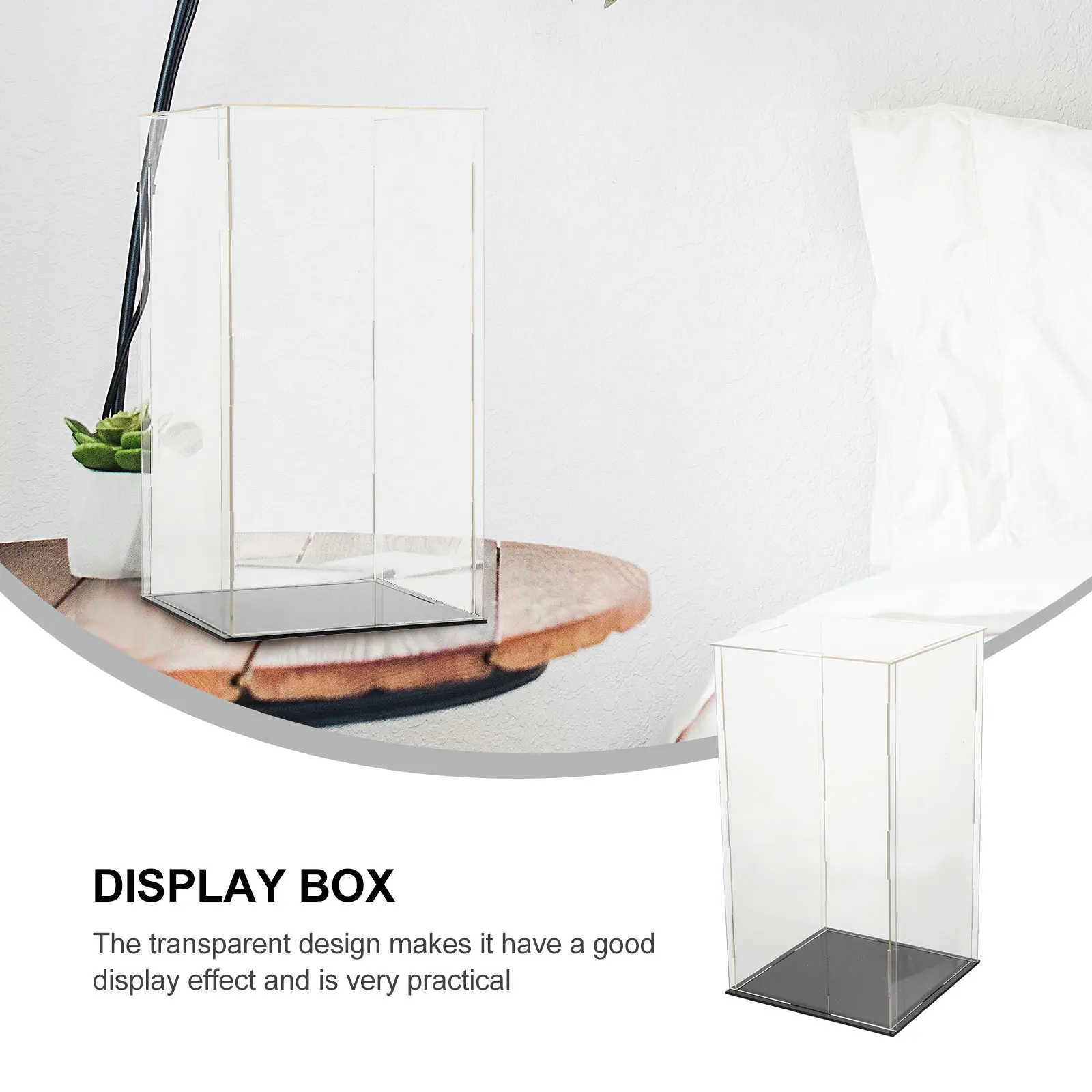

Acrylic Display Box Transparent Storage Container For Models Collectibles Showcase Clear Case Long Lasting Design Gift