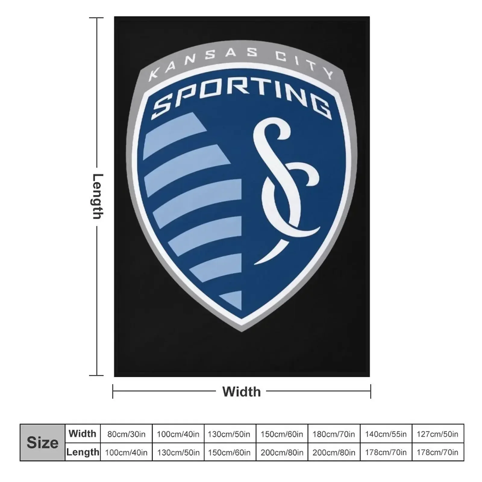 Sporting Kansas City Throw Blanket Sofas Comforter Soft Beds for babies Blankets