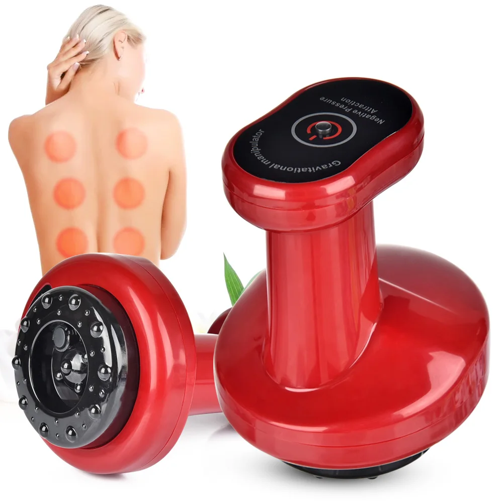 

Electric Cupping Stimulate Acupoint Body Slimming Massager Guasha Scraping Heat Massage Negative Pressure Acupuncture Therapy