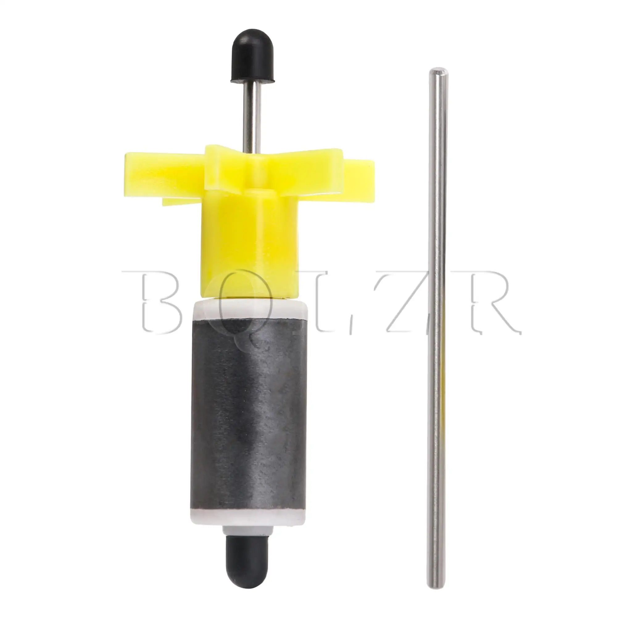 50x BQLZR Miniature Water Pump Rotor Impeller Pump Replacement Parts 16mm Yellow Aquarium Accessories Submersible