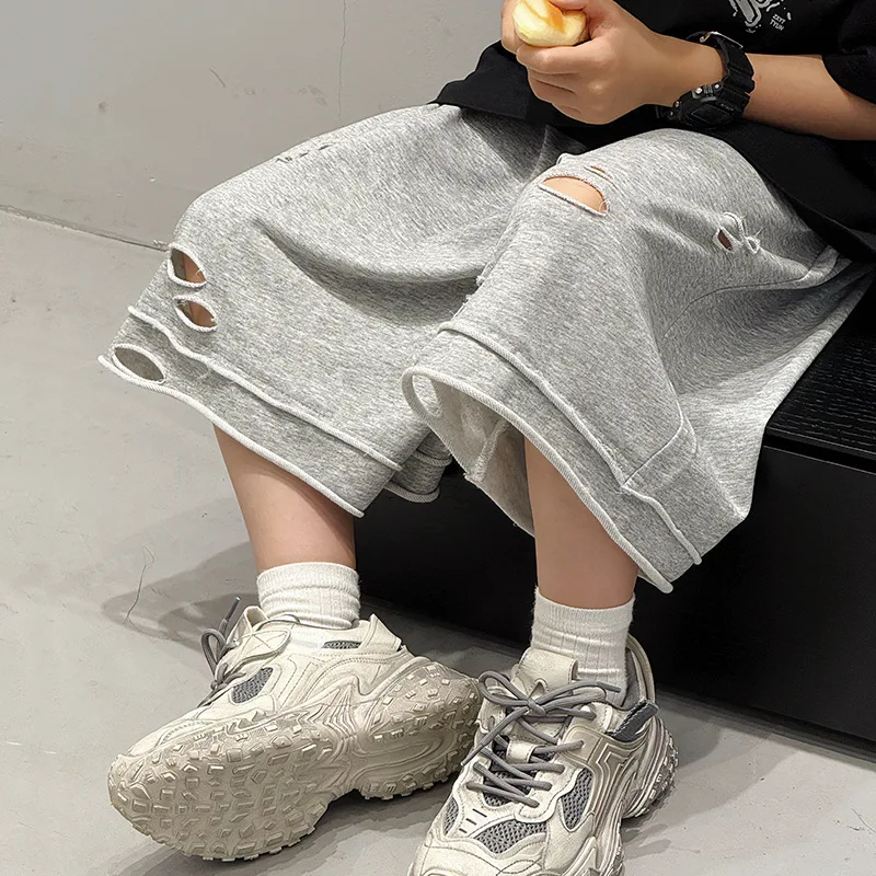 

Baoduo children's shorts summer 2025 new five-point pants boys casual pants medium pants