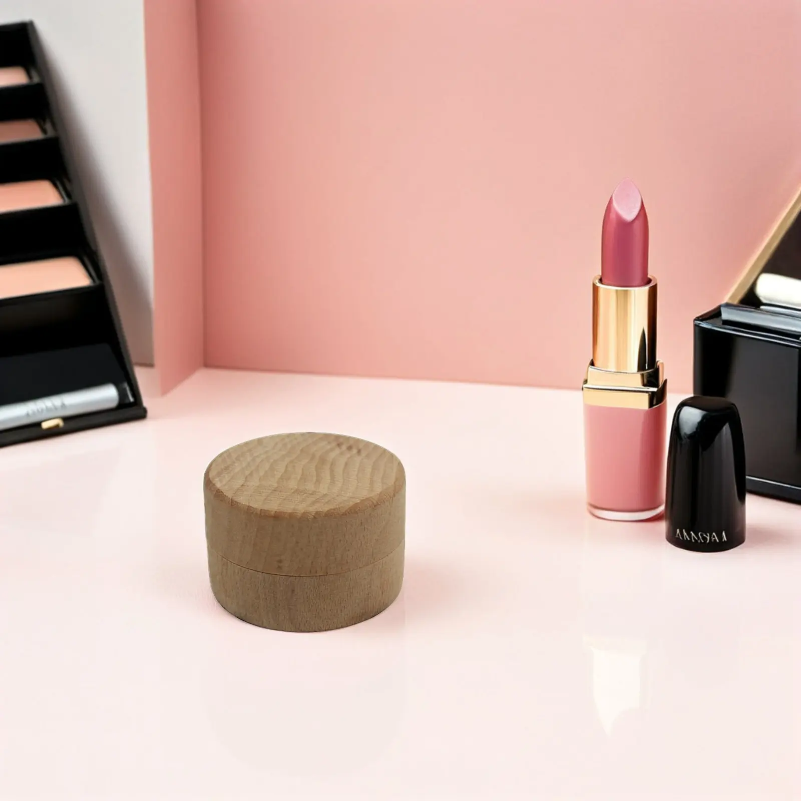 

3Pcs Natural Wood Ring Jewelry Box Round Wooden Lid Holder for Proposal Engagement Wedding Gift Ring Box Round Shaped Boxes