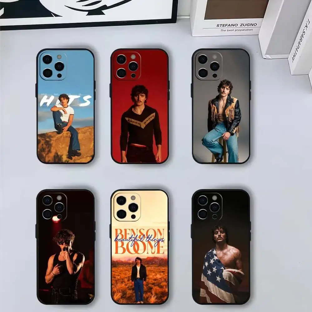 

Singer B-Benson B-Boone Phone Case Silicone Soft For IPhone 17 16 15 14 13 12 11 X XR Plus Pro Max Plus