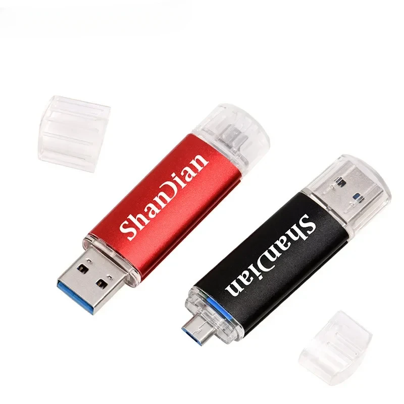 SHANDIAN USB flash drive OTG high Speed drive 64 GB 32 GB 16 GB 8 GB 4GB external storage double Application Micro USB Stick