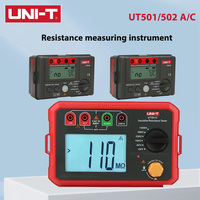 UNI-T Insulation Resistance Tester Megohmmeter 1000V 2500V Ohm Meter Megometer Digital Ohmmeter  UT501A UT501C  UT502A UT502C