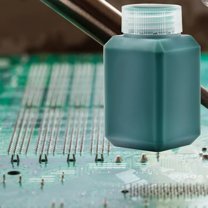 Imagem -06 - Máscara Cura uv 100g Prática para Prevenção Corrosiva Placa Circuito Pcb Reparo Soldagem Óleo Verde