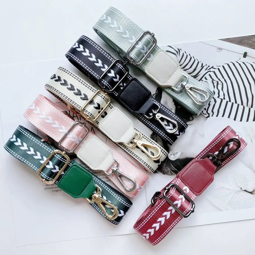 Adjustable Bag Strap Fashion Replacement Wide Handbag Belt Solid Color Polyester Shoulder Bag Strap