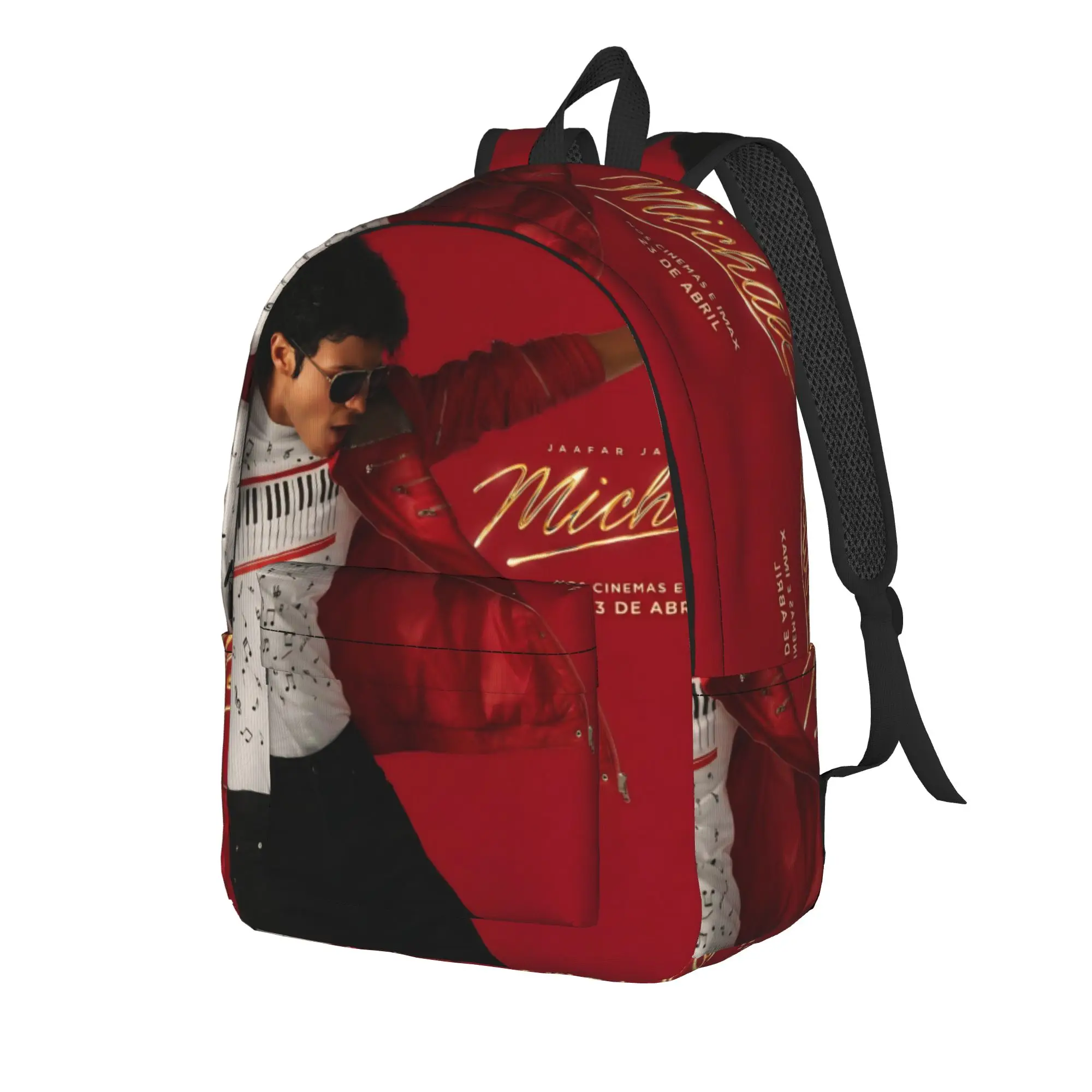 Michael Jacksons Musical Movie 2026 Cool Backpack with Pocket Student Work  Daypack for Men Women Laptop Computer Canvas Bags