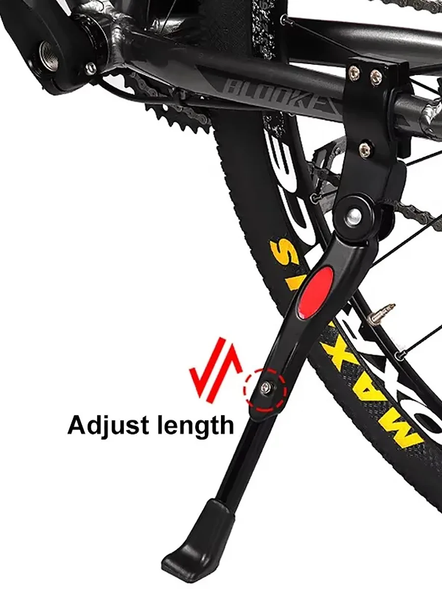 AliExpress cycle zone Adjustable Bicycle Kick Stand Cycling MTB Road Bike Pedal Support Parking Rack Aluminum Alloy Side Support Kickstand Footrest