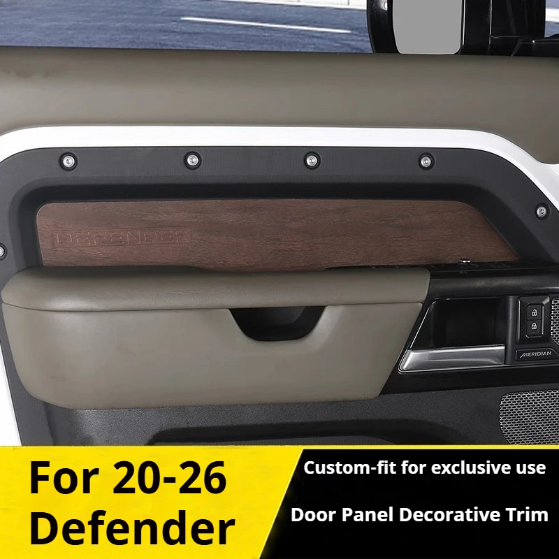 For 20‑26 New Defender Door Panel Trim Strip, Inner Door Molding Frame Decorative Interior Modification Replacement Auto