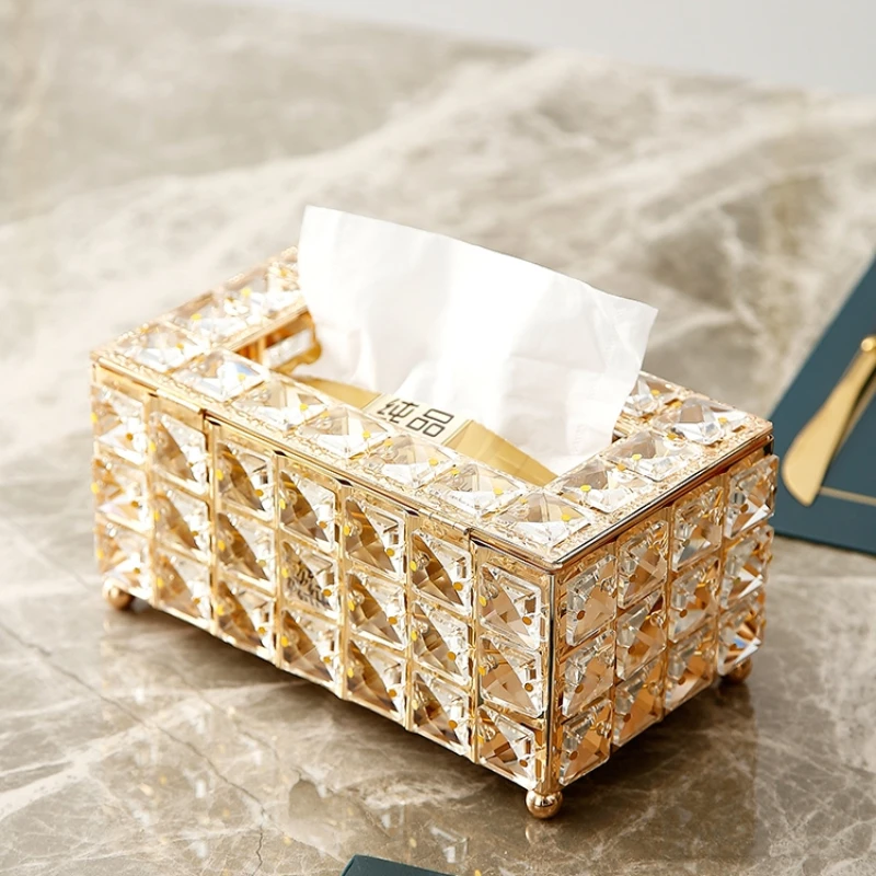 

Glass Tissue Box Living Room Desktop Paper Drawer Home Decoration Car Tissue Box Decoration Office Decor Bathroom Accessories