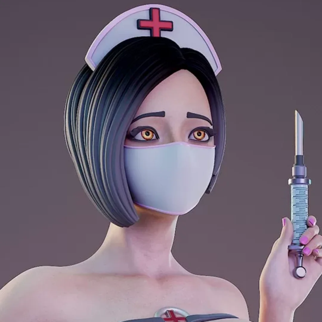 

1/24 Scale Resin Figure Model Kit Sweet nurse series rare collector edition Mettica Nsfw Unassembled Unpainted 3D printing toy