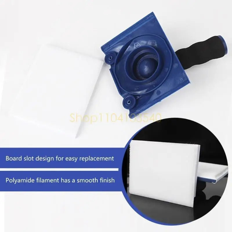 Aparadores confiáveis ​​de 02dc 4 polegadas Pincel borda precisas borda rápida pincel simples pincel plástico