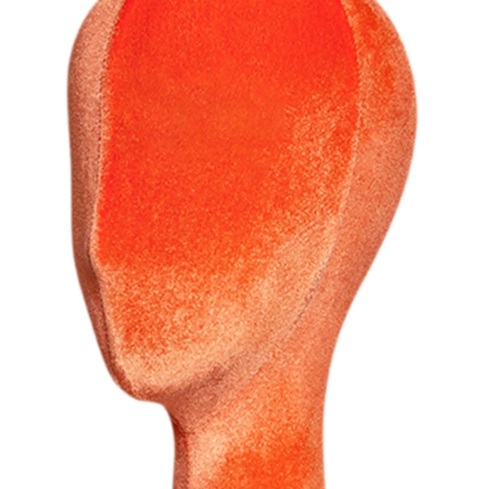 Modello di testa di manichino per esposizione di cappelli, forma di vestito portatile con testa di velluto per cuffie, occhiali, cuffie, sciarpe, cappello
