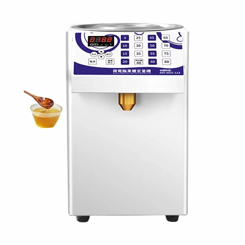 

Best Choice Black White Fructose Dispenser Machine Syrup Dispensing Quantitative Equipment Fruit Sugar Dosing